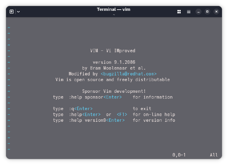 Vim Editor